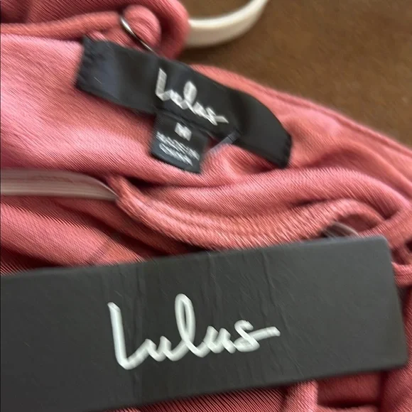Lulus Elegant Mauve Spaghetti Strap Dress Size Medium New With Tags - Picture 9 of 11